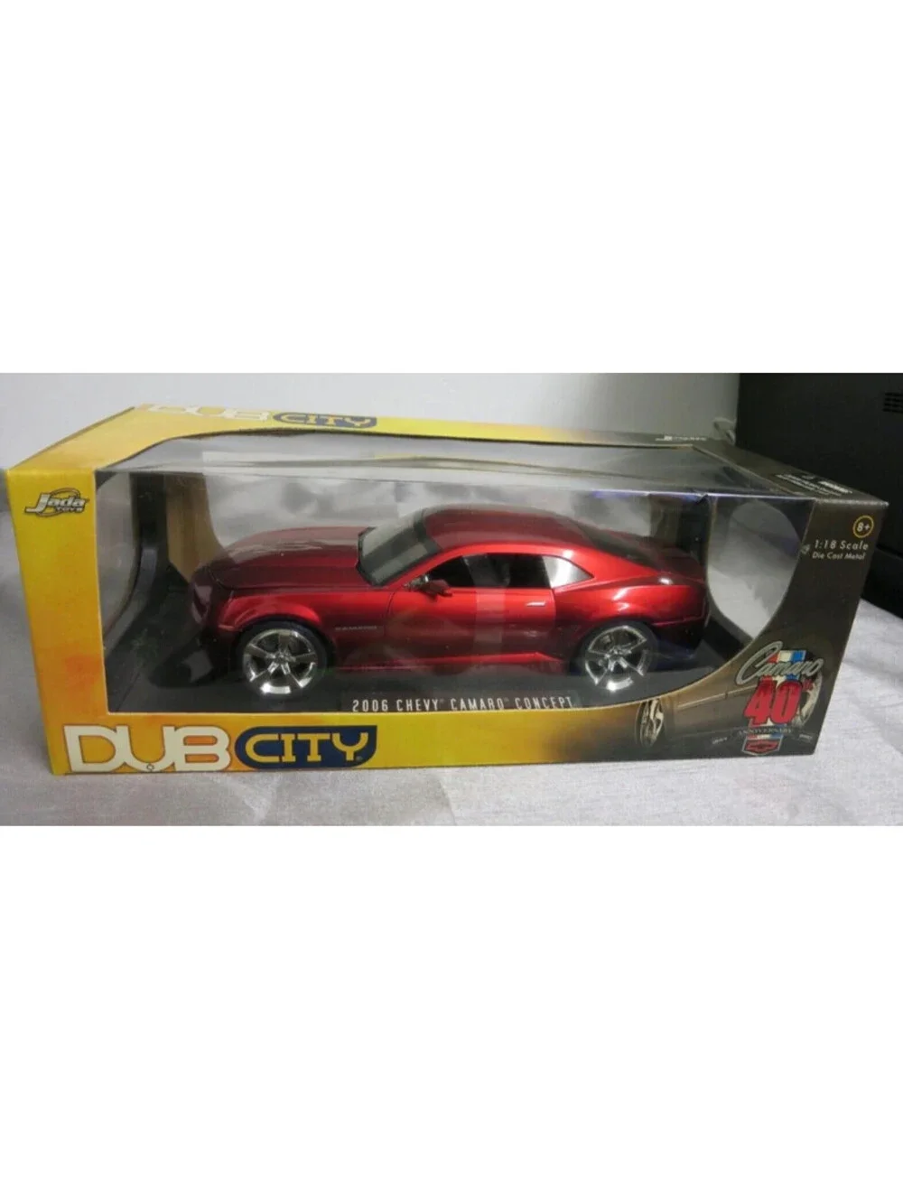 DUB CITY 2006 Chevy Camaro Concept Die-Cast 1:18 - Sealed in Box - Red